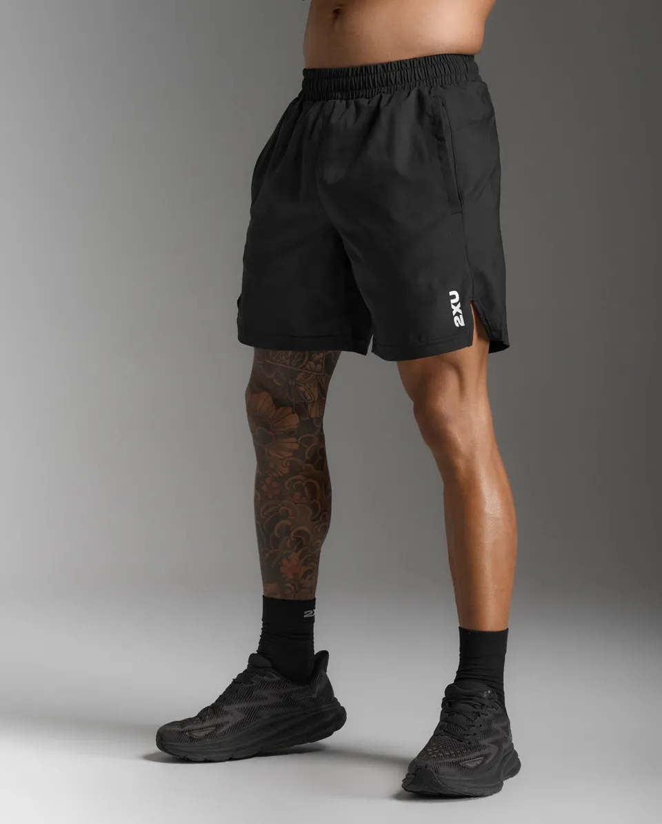 2xu-aspire-7-inch-shorts-uomo-neri-pantaloncini-running image 1