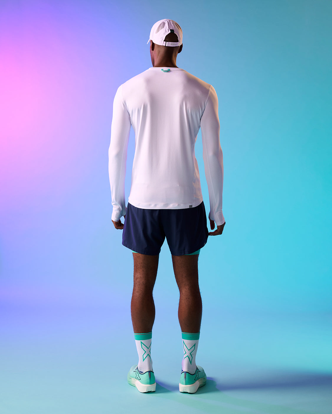 2xu-ignition-grid-maglia-termica-base-layer-bianco image 8