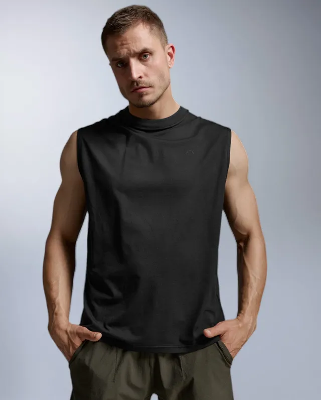 2xu-motion-oversized-tencel-tank-uomo-nero image 1