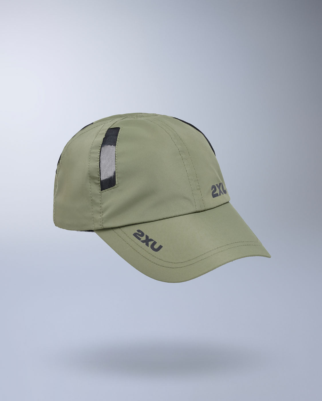 2xu-run-cap-cappellino-running-unisex-verde image 1
