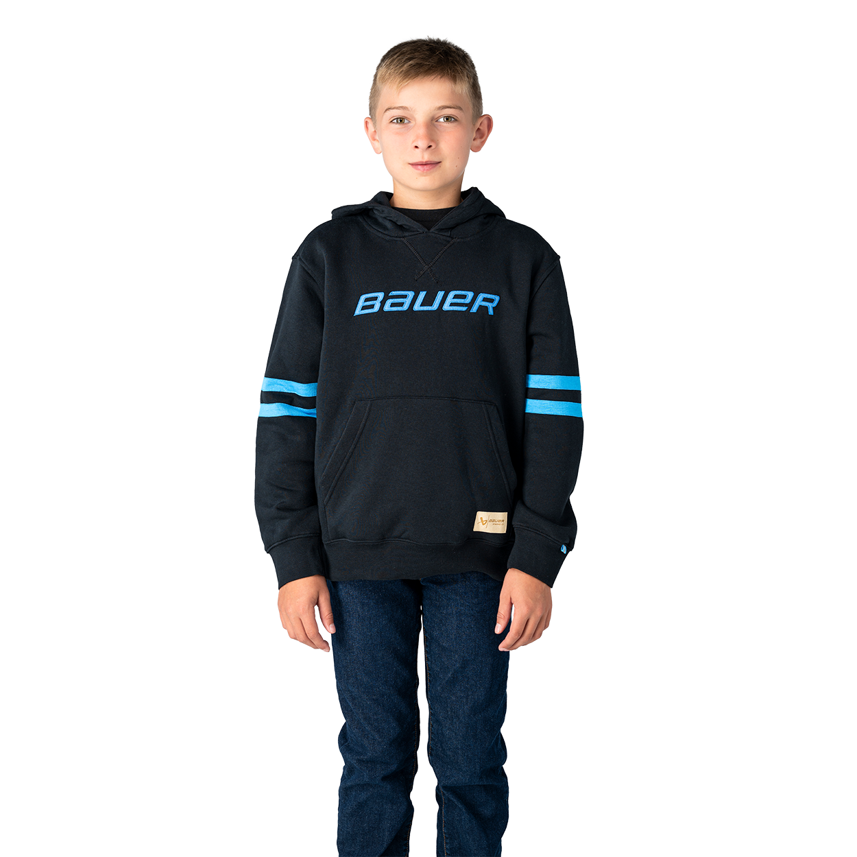 bauer-jersey-hoodie-youth-felpa-con-cappuccio-da-hockey image 1