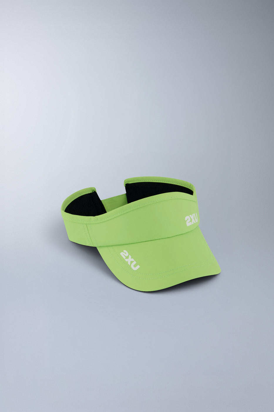 2xu-run-visor-verde-visiera-running-unisex-regolabile image 1