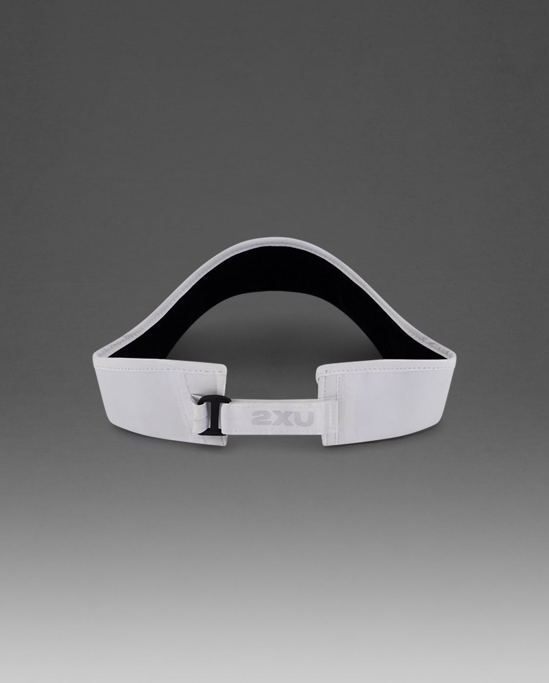 2xu-run-visor-visiera-running-leggera-bianca image 3