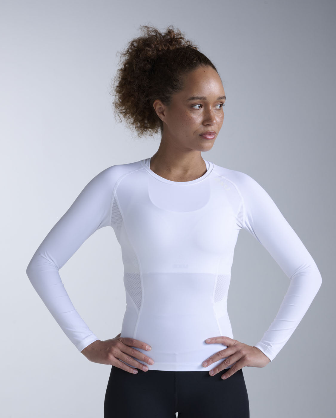 2xu-core-compression-long-sleeve-bianco-maglia-compressione-termica image 5
