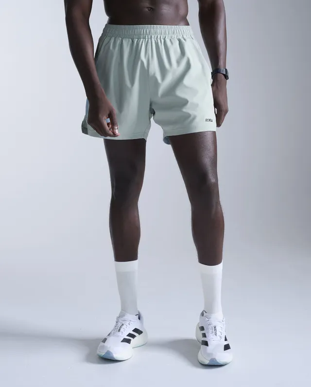 2xu-aero-5-inch-shorts-running-uomo-azzurro-slim image 1
