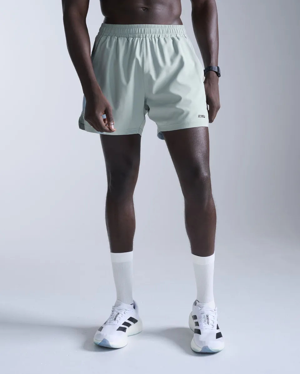 2xu-aero-5-inch-shorts-running-uomo-azzurro-slim image 1