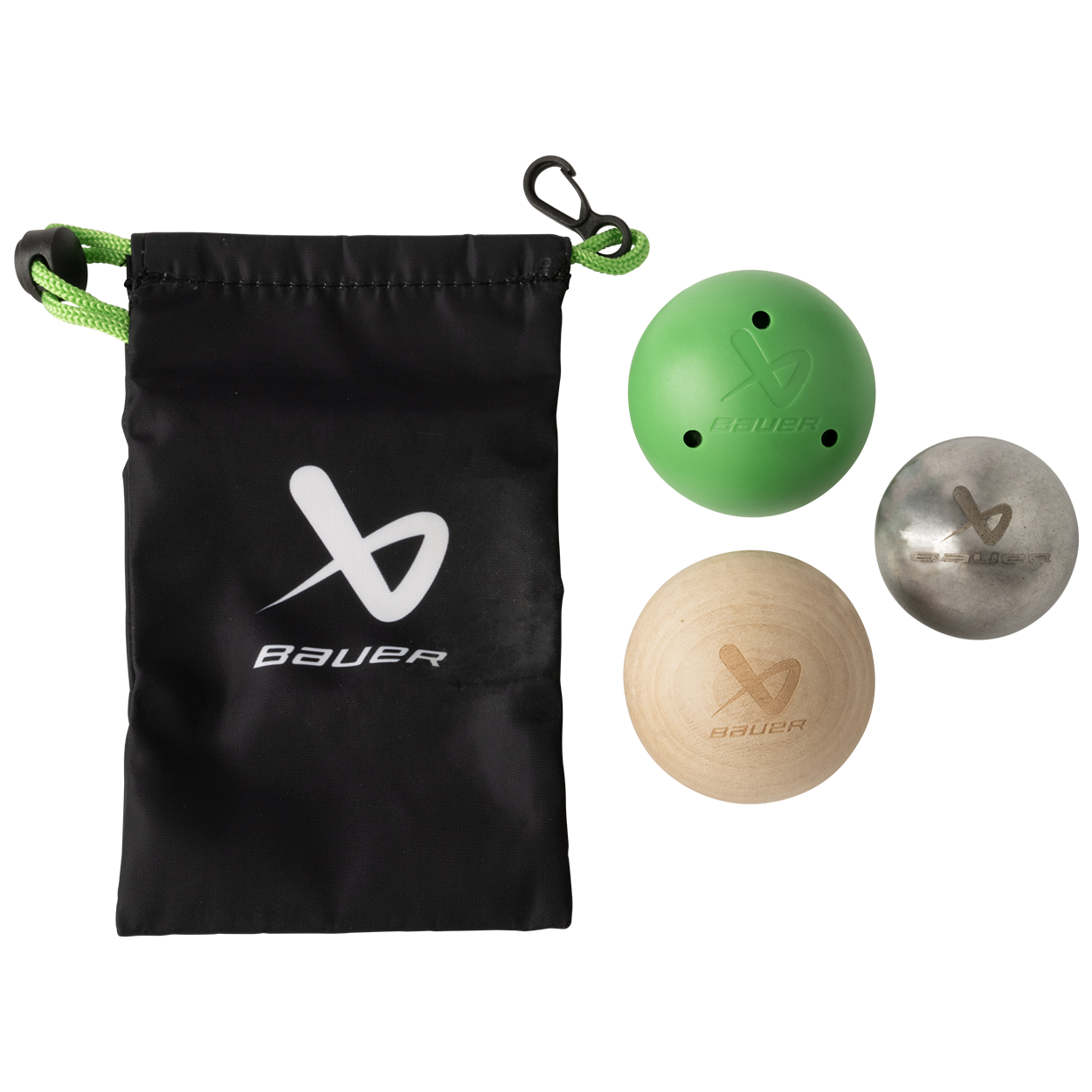 bauer-stickhandling-ball-set-set-3-palline-allenamento image 1