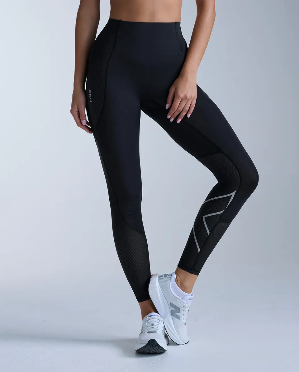 2xu-aero-mesh-hi-rise-compression-tights-nero image 1