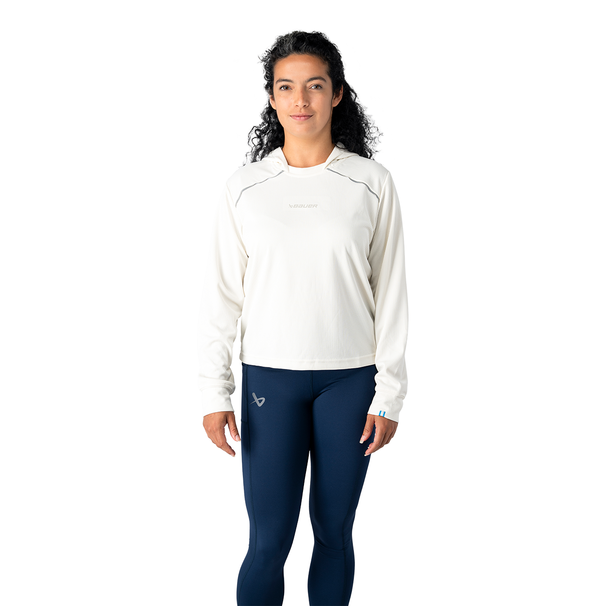 bauer-train-lightweight-felpa-donna-con-cappuccio image 1