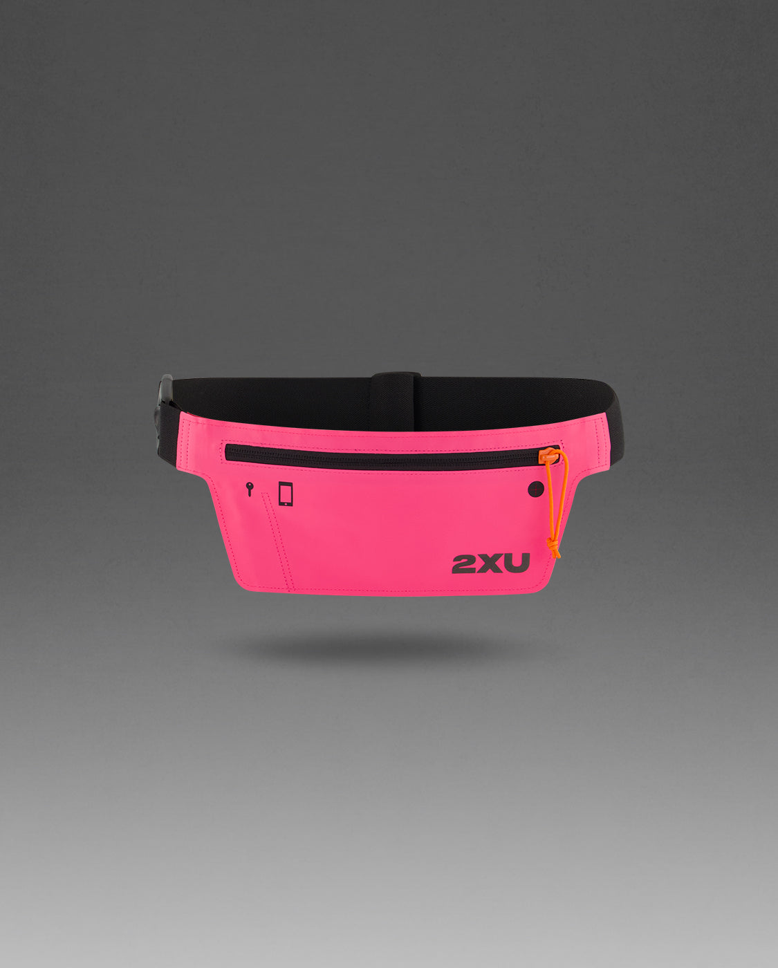 2xu-slim-run-belt-cintura-running-rosa-unisex image 4
