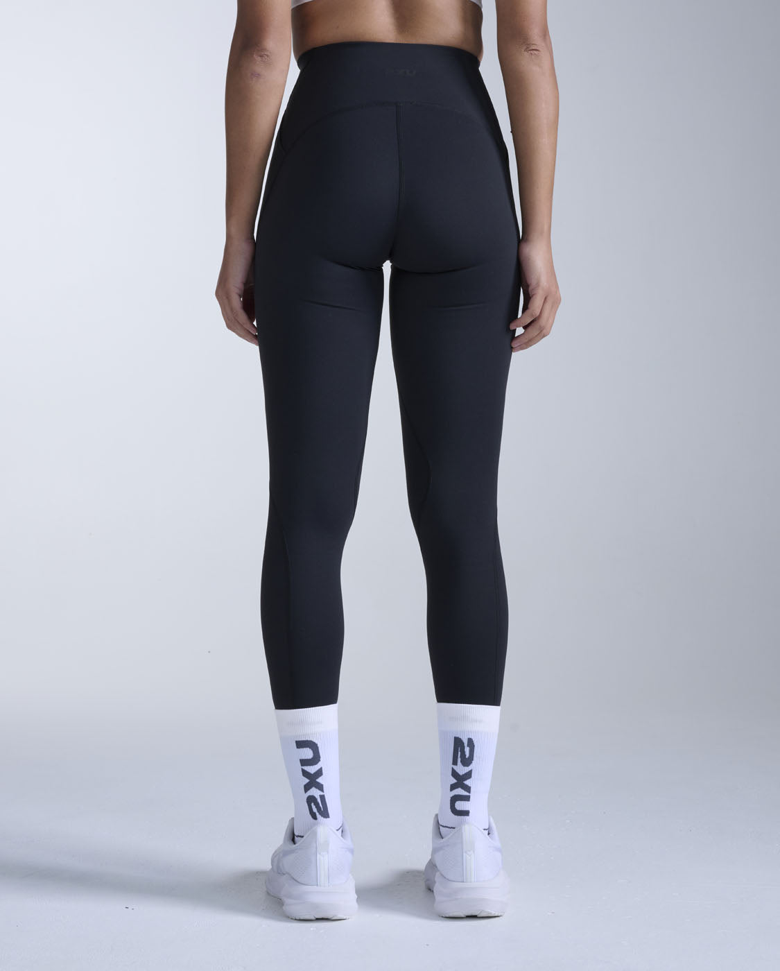 2xu-flex-hi-rise-compression-tights-nero-leggings-compressivi-vita-alta image 2