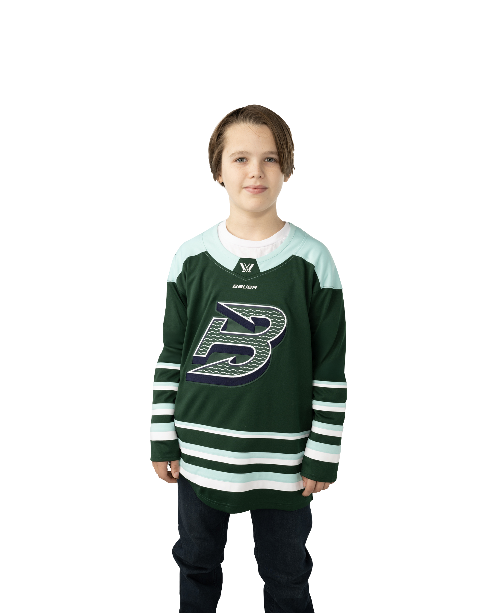 bauer-pwhl-home-jersey-boston-fleet-bambino-maglia-replica-hockey-ghiaccio image 1