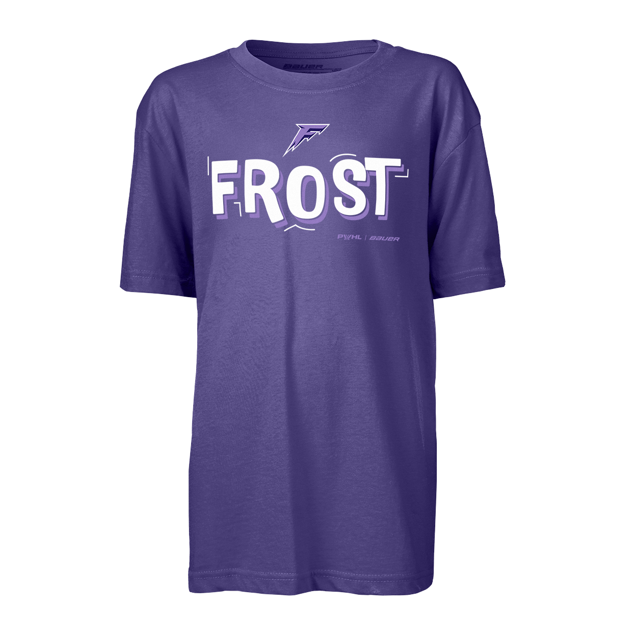 bauer-pwhl-graphic-tee-minnesota-youth-t-shirt-manica-corta image 1