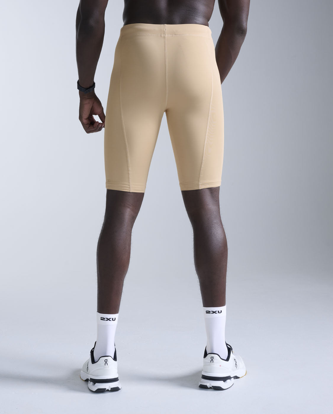 2xu-core-compression-short-pantaloncino-training-beige image 2