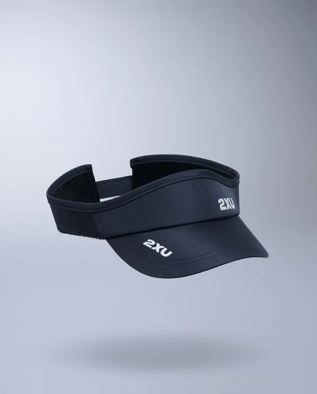 2xu-run-visor-visiera-running-unisex-blu image 1