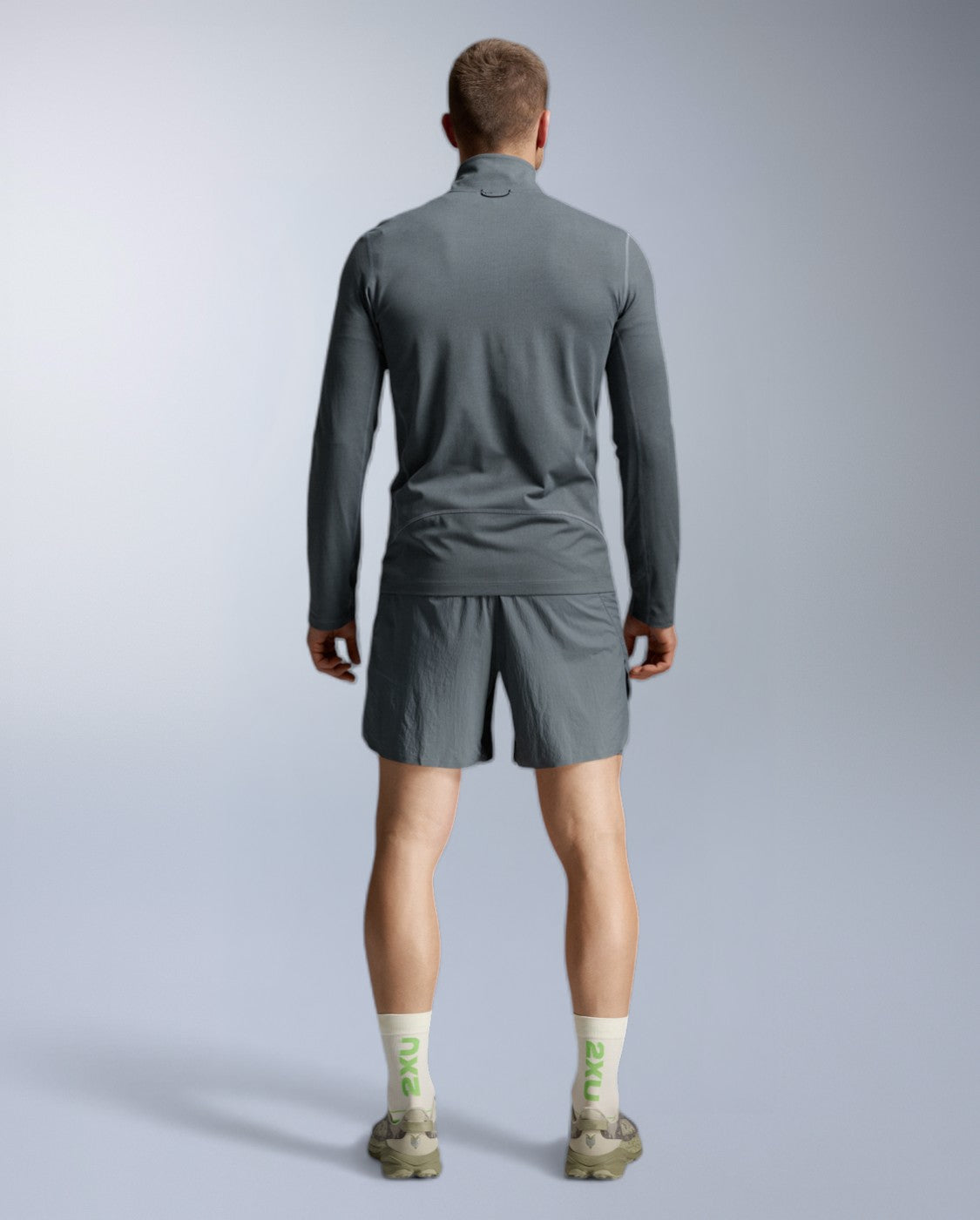 2xu-aero-trail-1-2-zip-maglia-running-uomo-grigia-manica-lunga image 6