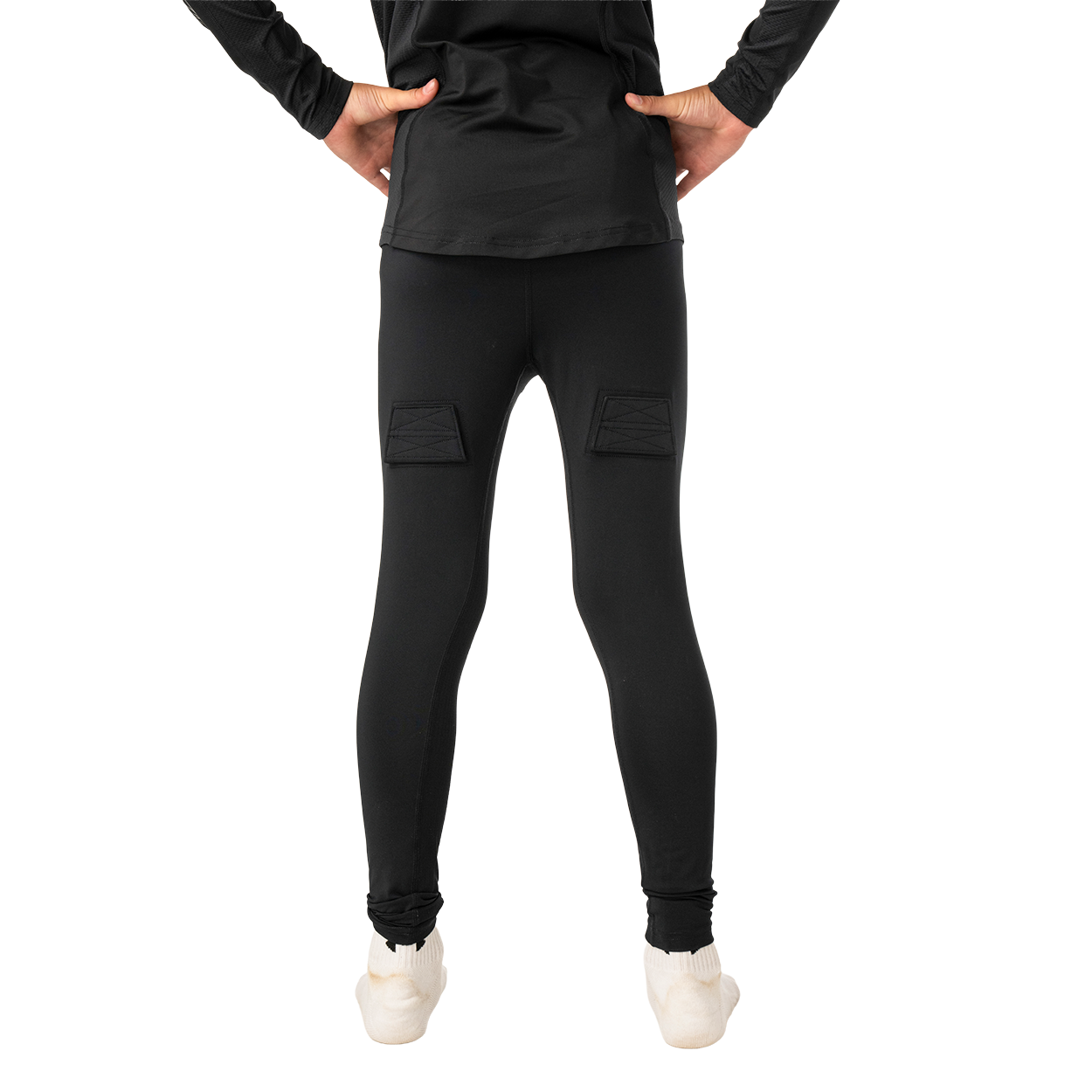 bauer-performance-baselayer-jock-pant-youth-pantalone-compressione-con-tasca-con image 2