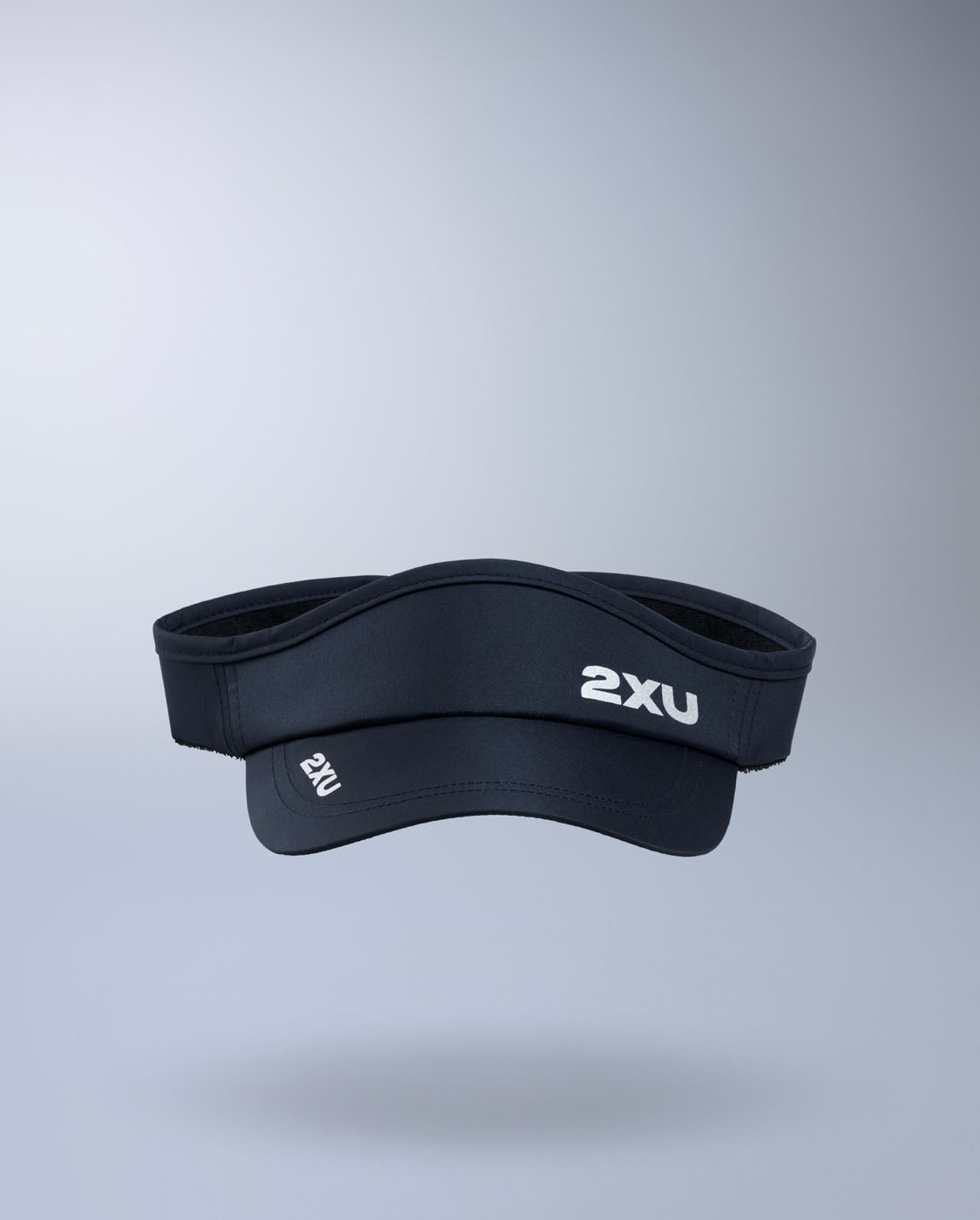 2xu-run-visor-visiera-running-unisex-blu image 2