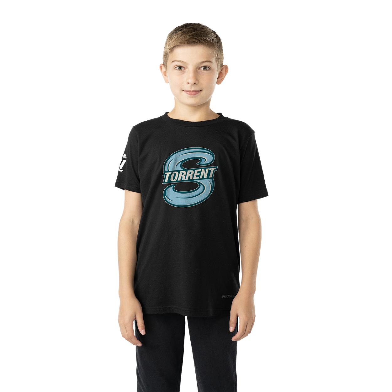 bauer-pwhl-seattle-torrent-t-shirt-grafica-youth-manica-corta image 1