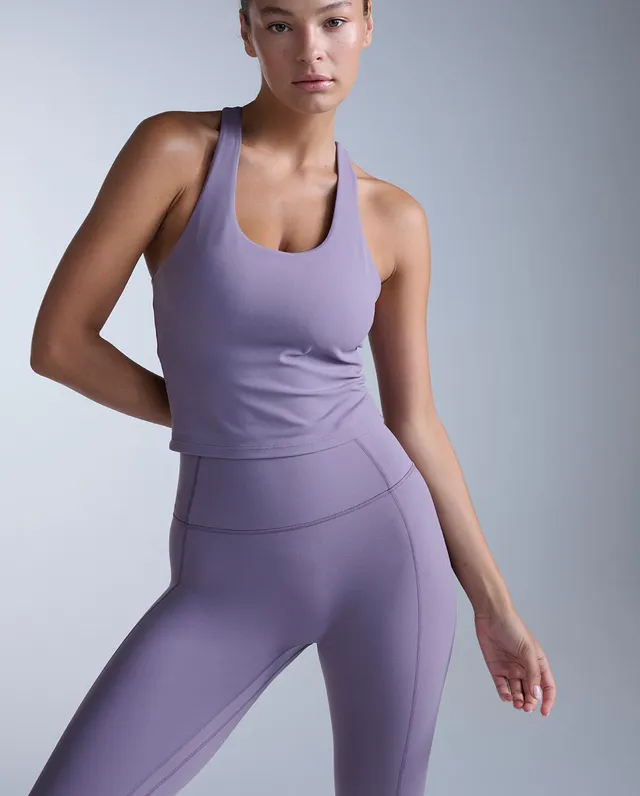 2xu-fluid-racerback-tank-canotta-sportiva-viola-donna image 1