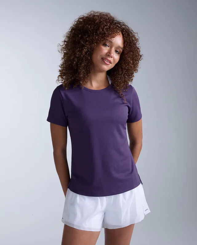 2xu-aero-tee-donna-t-shirt-running-slim-viola image 1