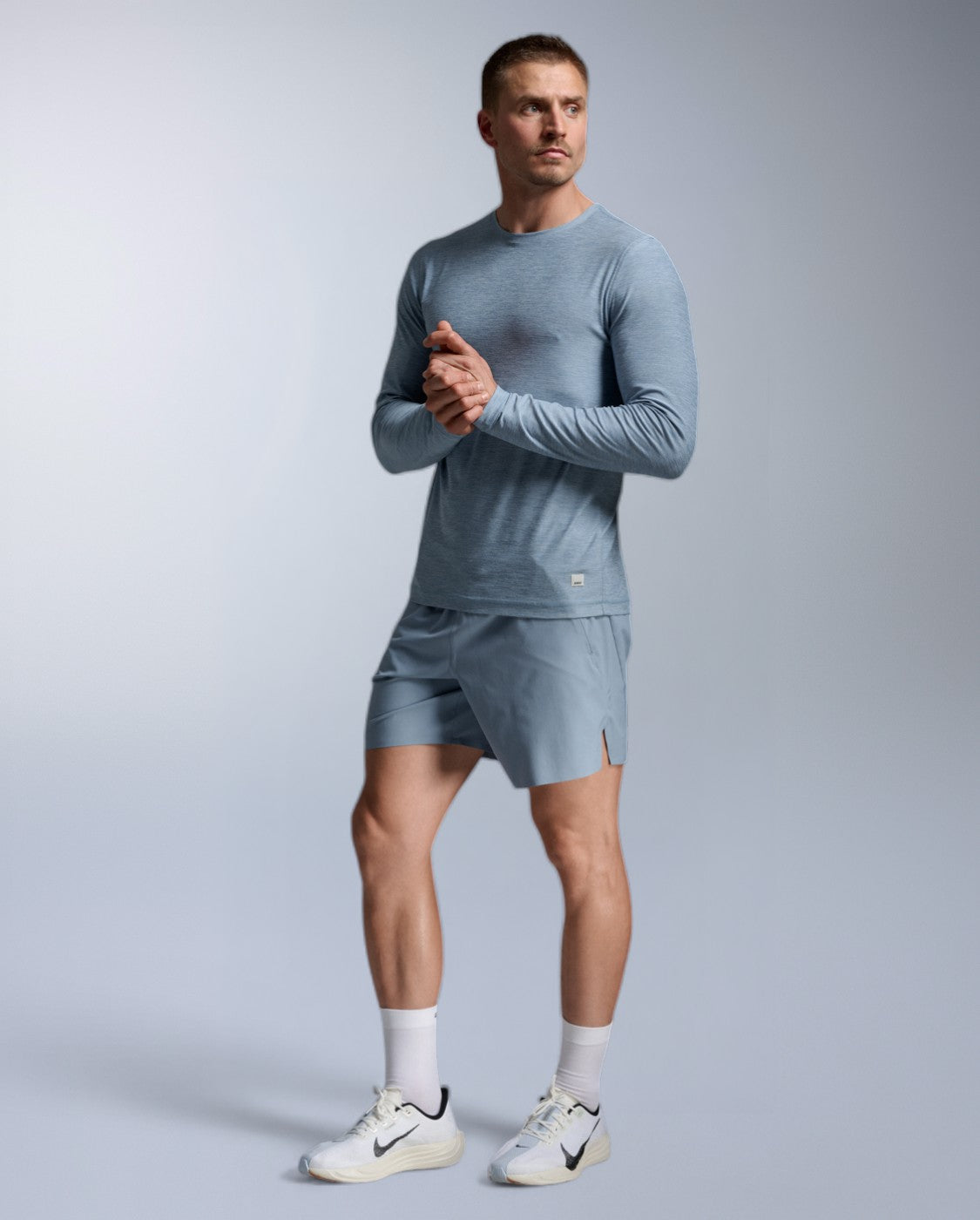 2xu-signature-long-sleeve-maglia-manica-lunga-uomo-blu image 7