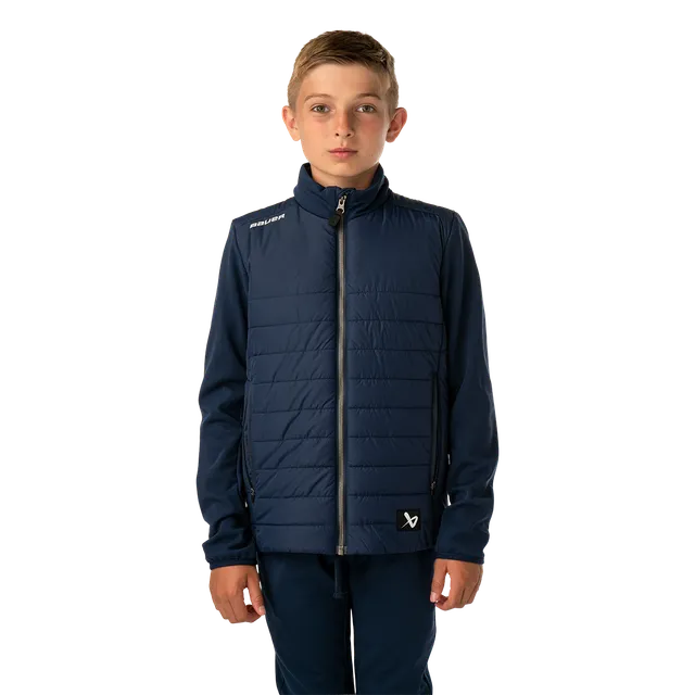 bauer-team-hybrid-giacca-youth-giaccone-ibrido-ragazzi image 1