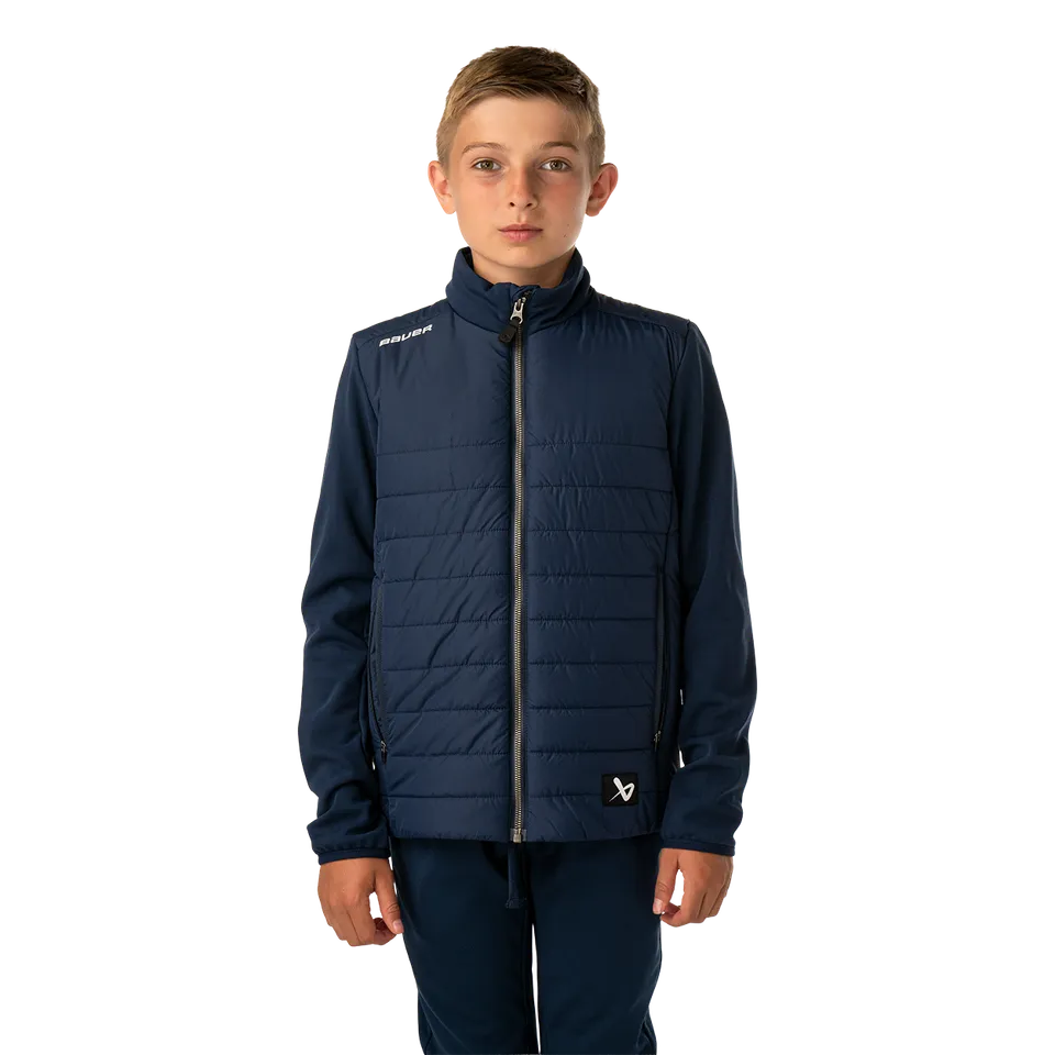 bauer-team-hybrid-giacca-youth-giaccone-ibrido-ragazzi image 1