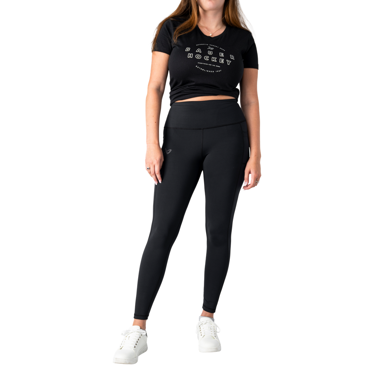 leggings-allenamento-donna-bauer-traspiranti-nero image 6