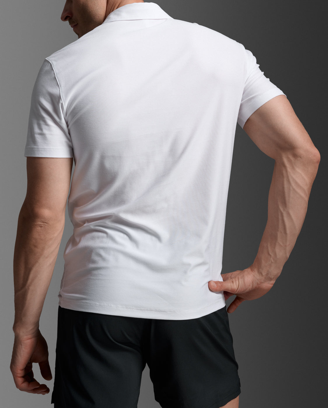2xu-signature-polo-polo-training-uomo-bianco image 6