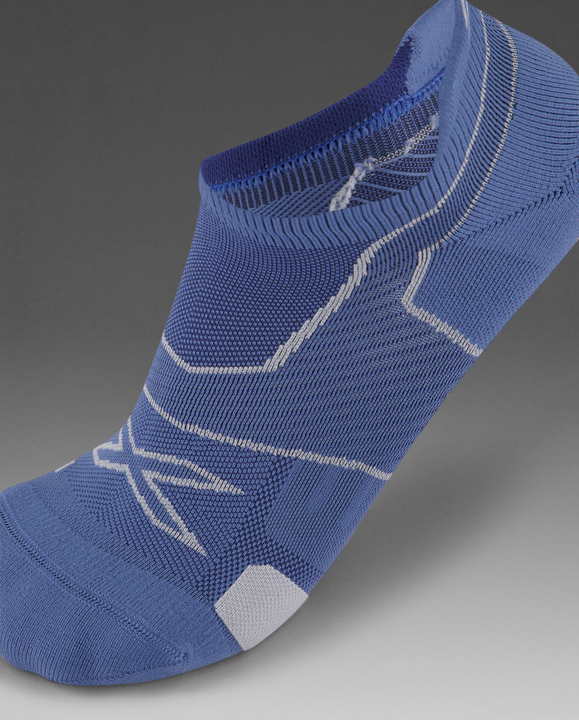 2xu-vectr-cushion-no-show-compression-socks-calze-running-corte image 2