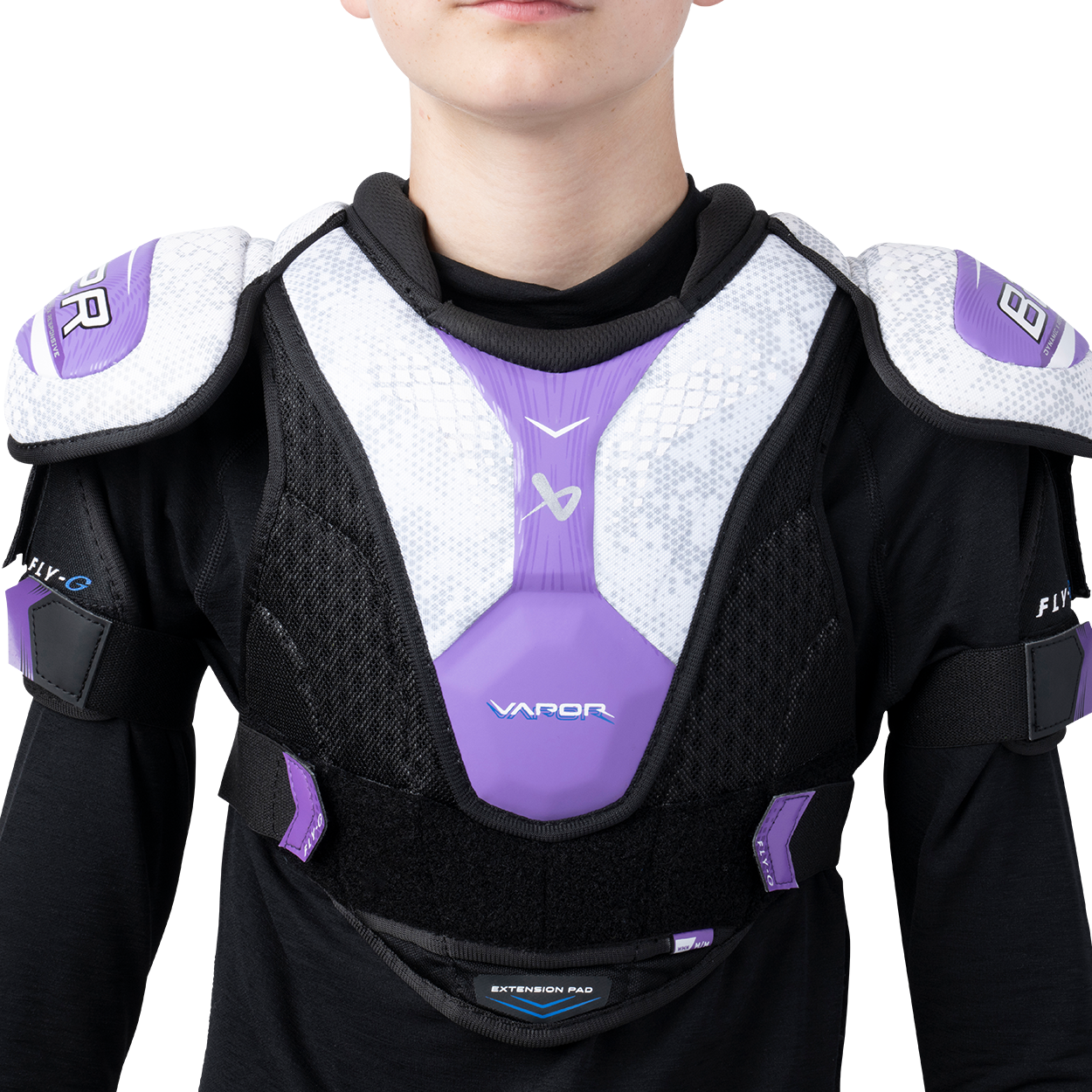 bauer-vapor-fly-g-paraspalle-hockey-ghiaccio-junior-donna image 1
