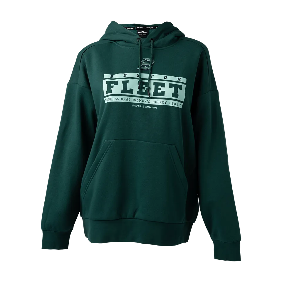 bauer-pwhl-felpa-con-cappuccio-donna-boston image 1