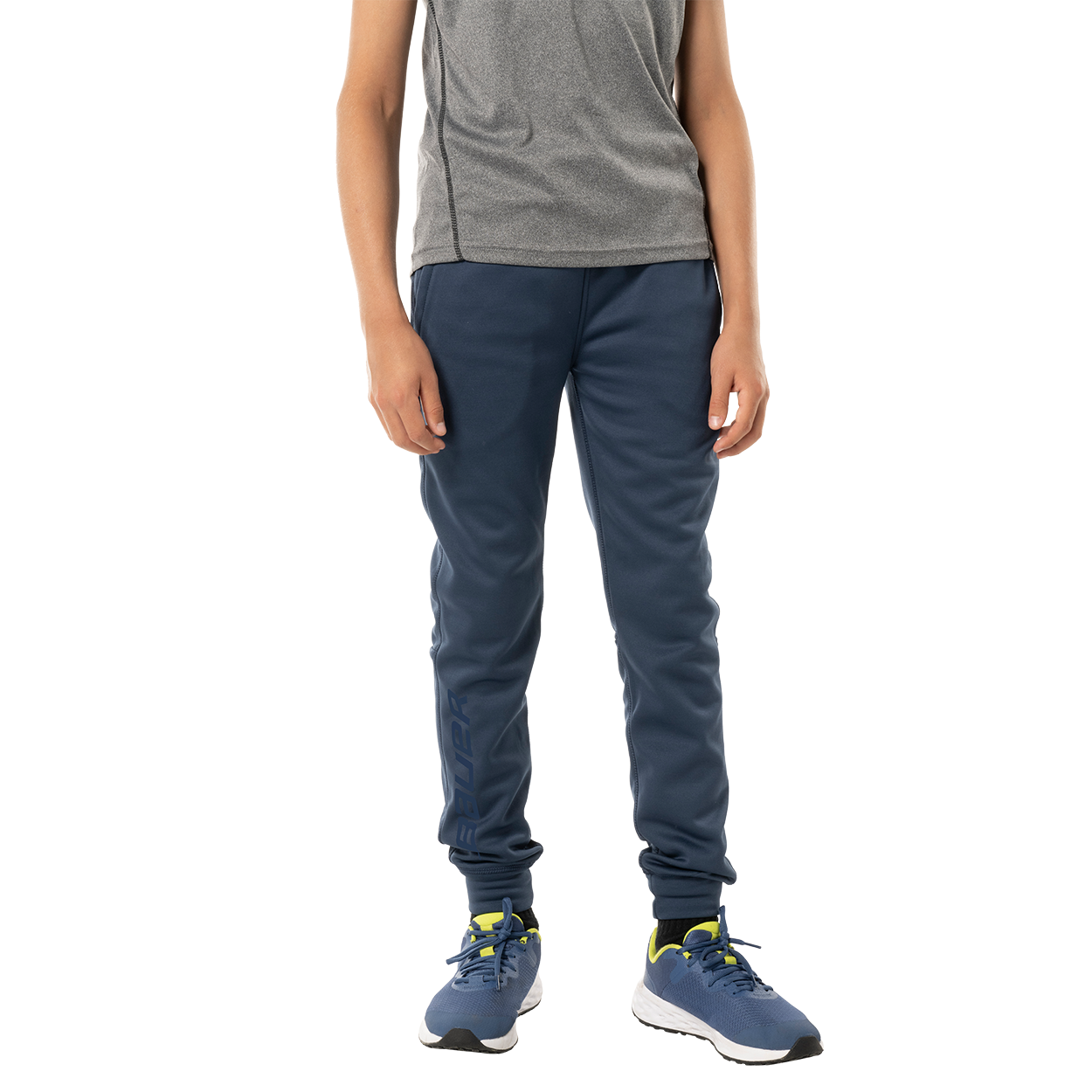 bauer-team-fleece-jogger-youth-pantaloni-tuta-hockey-ragazzo image 2