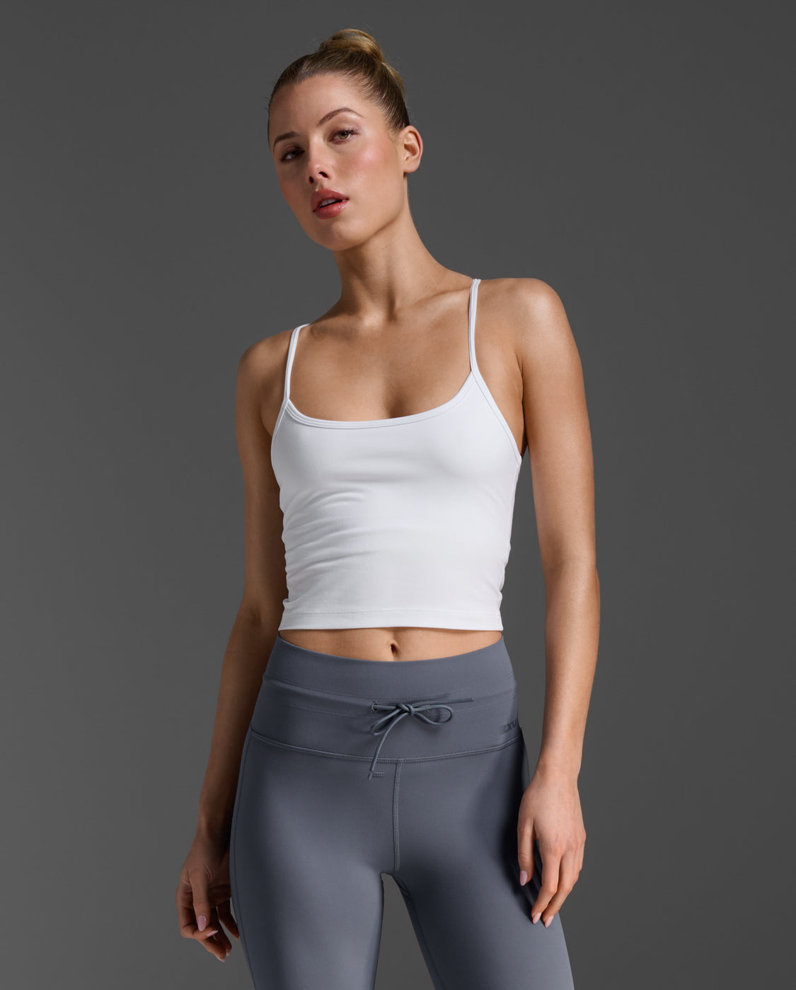 2xu-flex-crop-tank-top-sportivo-bianco image 3