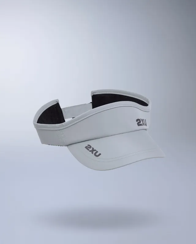 2xu-run-visor-visiera-running-grigia-unisex image 1