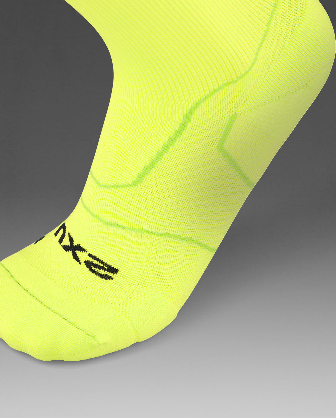 2xu-vectr-light-cushion-crew-socks-uomo-giallo-fluo image 4
