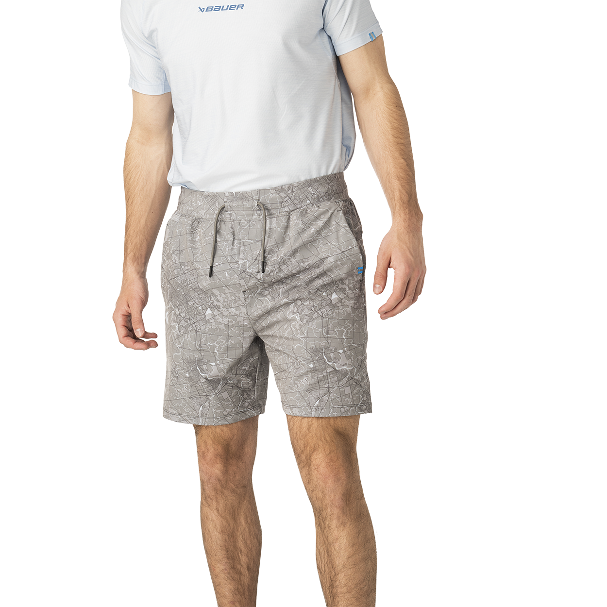 bauer-pregame-train-short-senior-pantaloncini-allenamento-idrorepellenti image 2