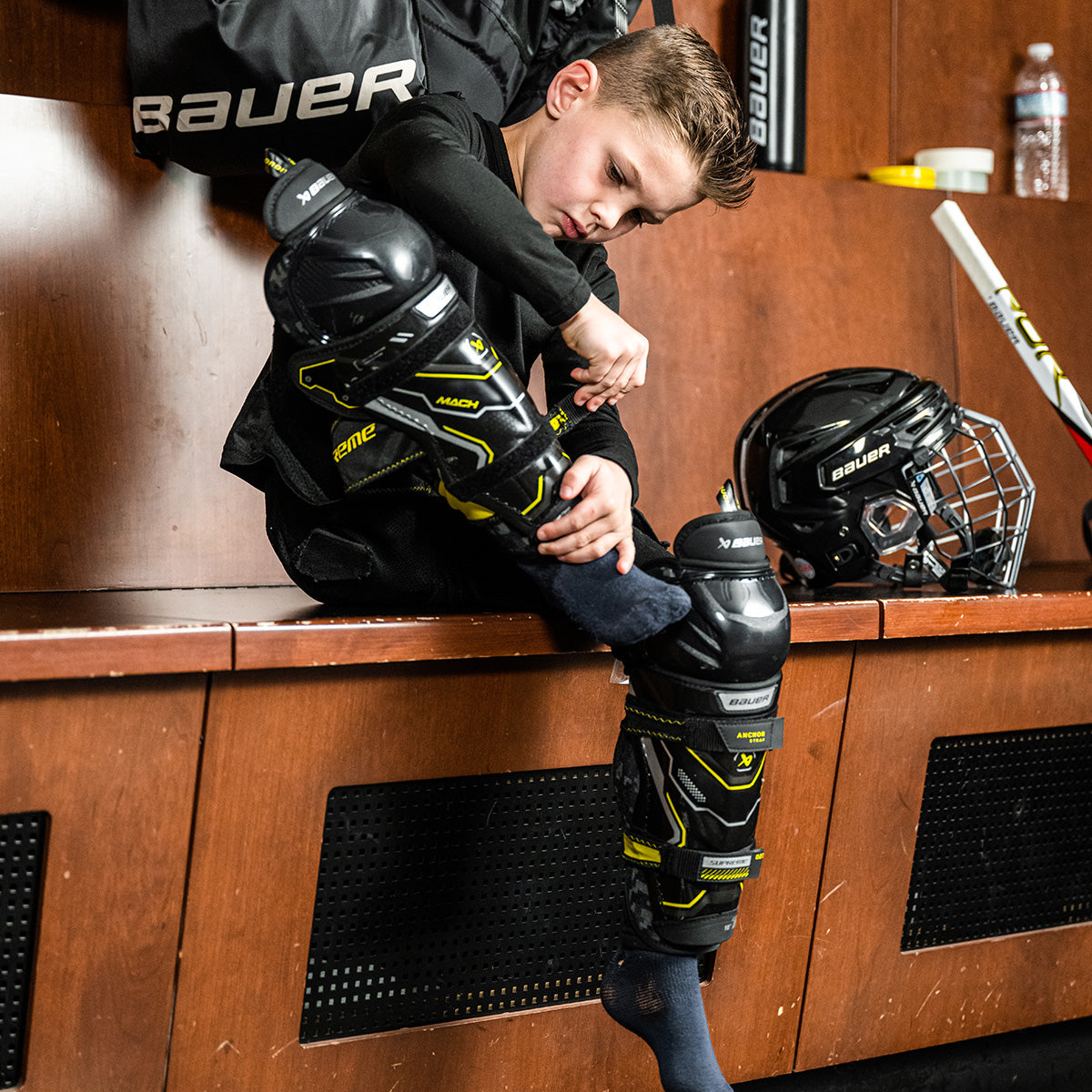 bauer-supreme-mach-parastinchi-hockey-youth image 2