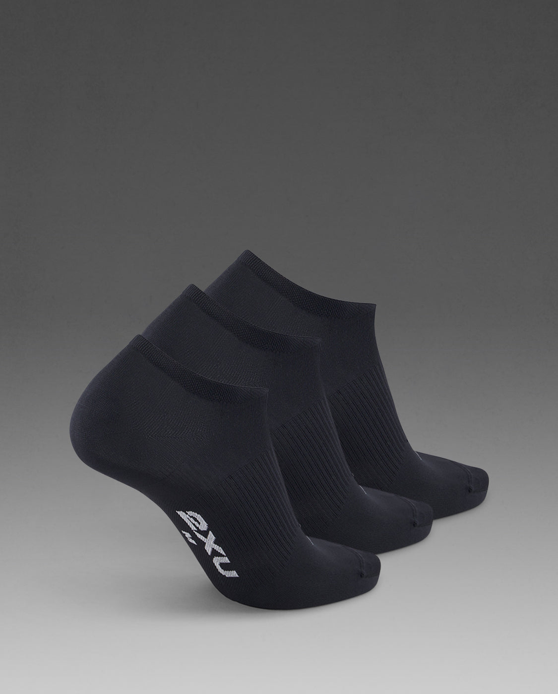 2xu-vectr-invisible-socks-3-pack-calzini-corti-uomo image 2
