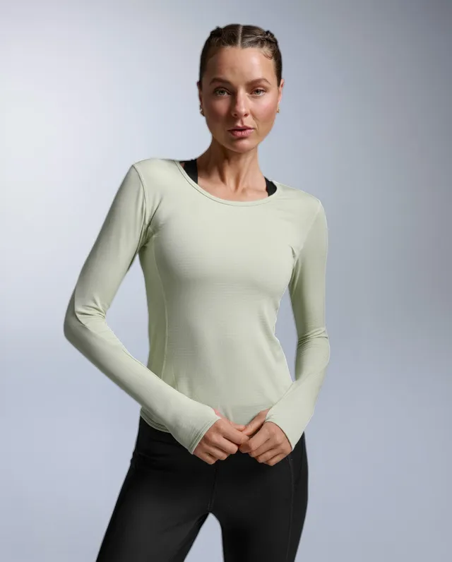 2xu-ignition-grid-base-layer-donna-verde-chiaro image 1