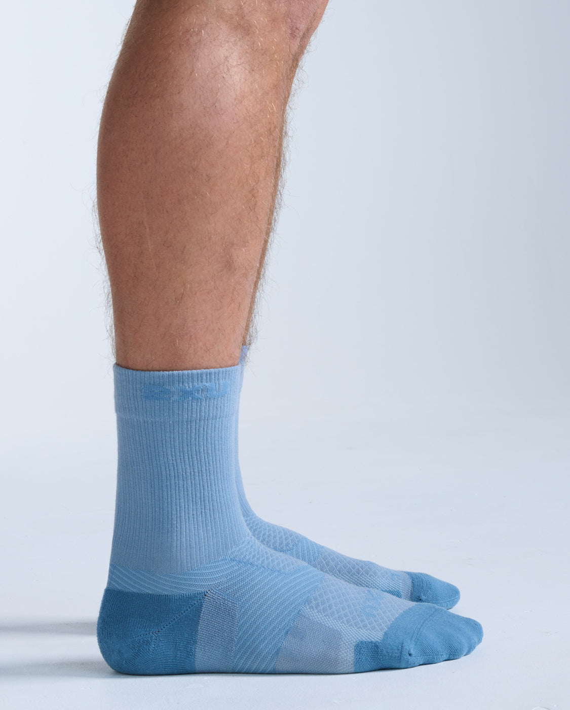 2xu-vectr-light-cushion-merino-crew-socks-calze-running-azzurre image 3