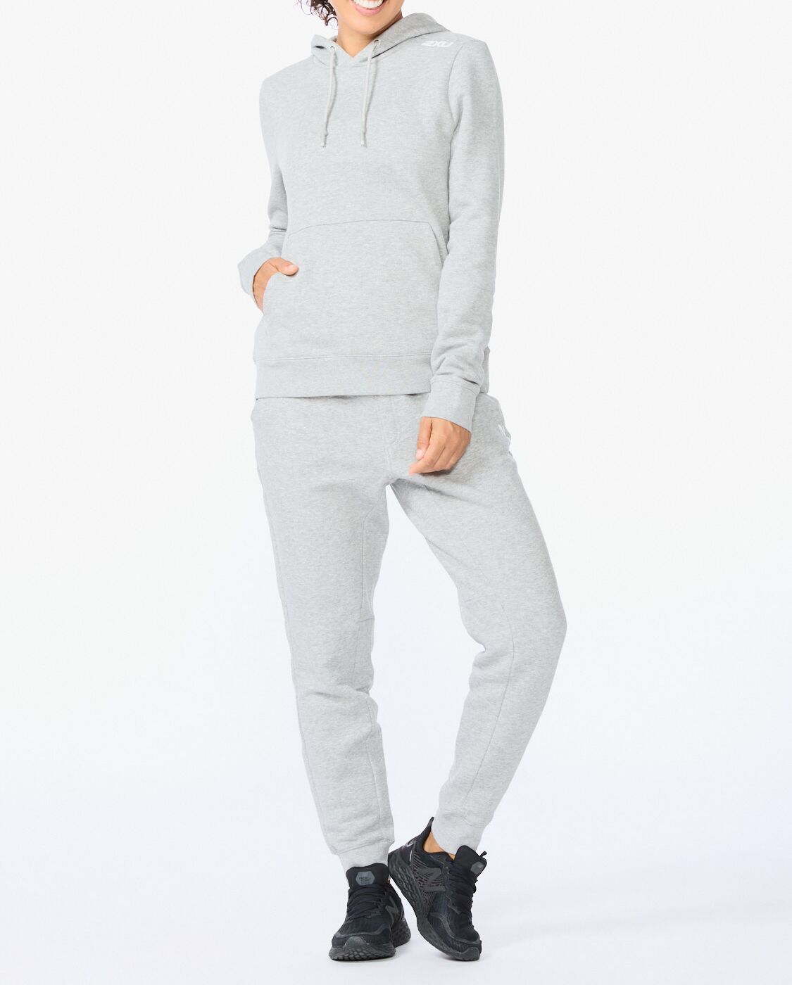 2xu-aspire-pullover-hoodie-donna-grigia-pile image 4