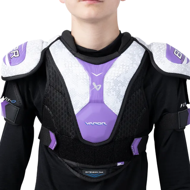 bauer-vapor-fly-g-paraspalle-hockey-ghiaccio-junior-donna image 1