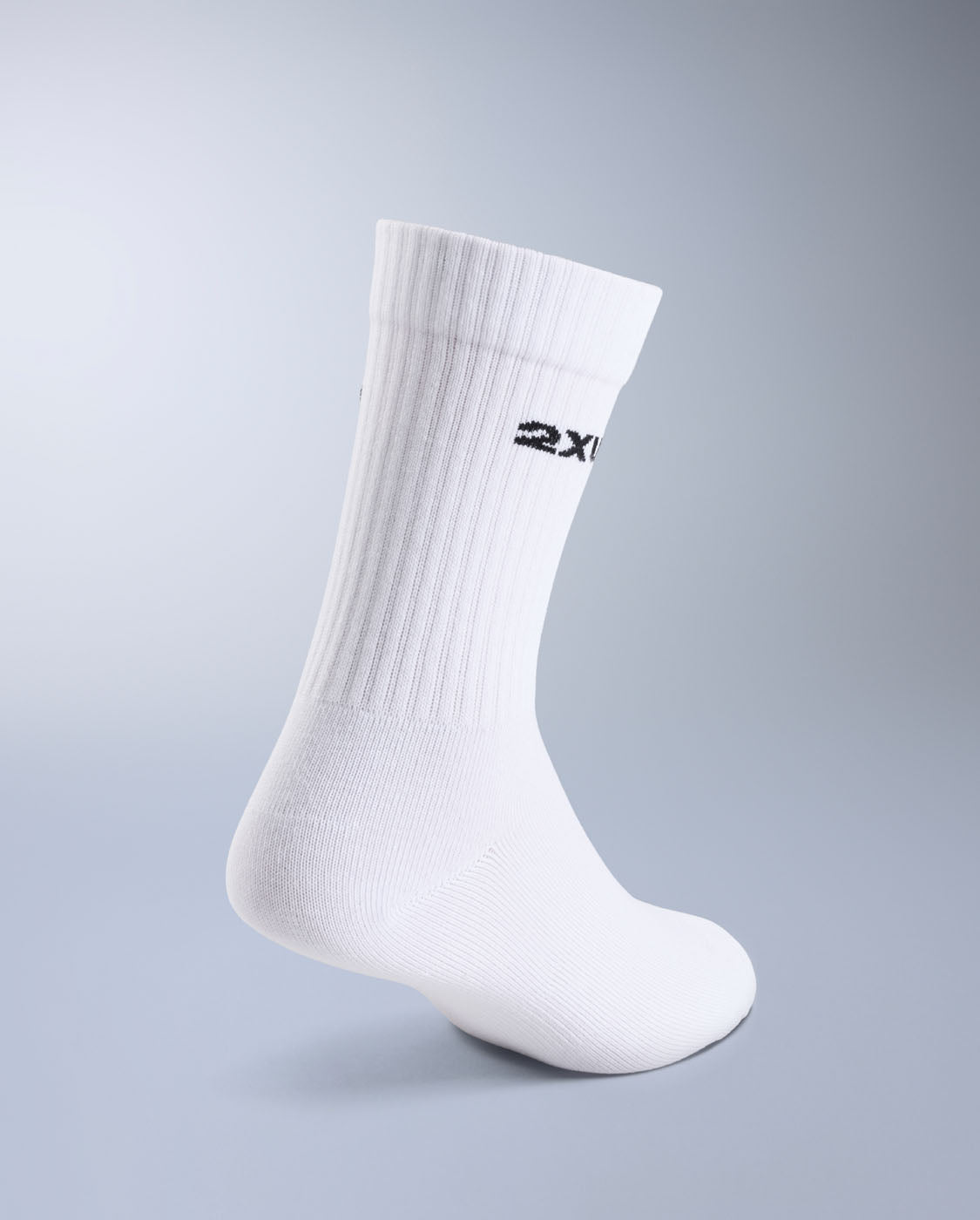 2xu-cotton-crew-socks-3-pack-calze-running-unisex-bianche image 4