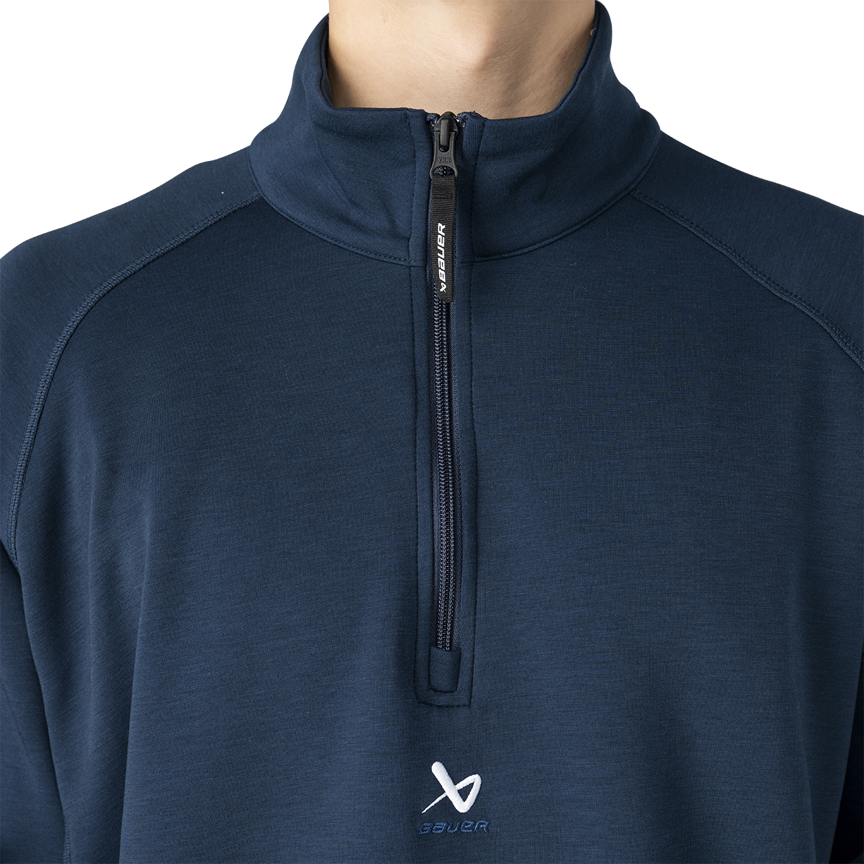 bauer-travel-quarter-zip-senior-felpa-hockey-mezza-zip image 7