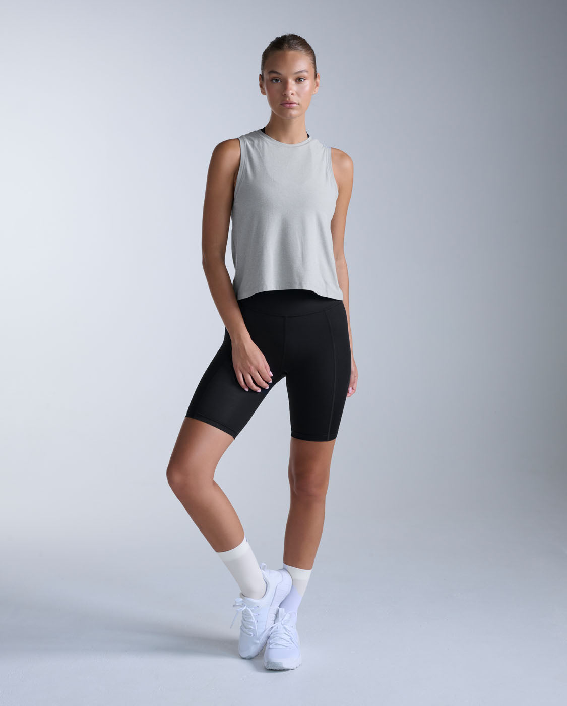 2xu-form-soft-jersey-canotta-relaxed-donna-grigia image 5