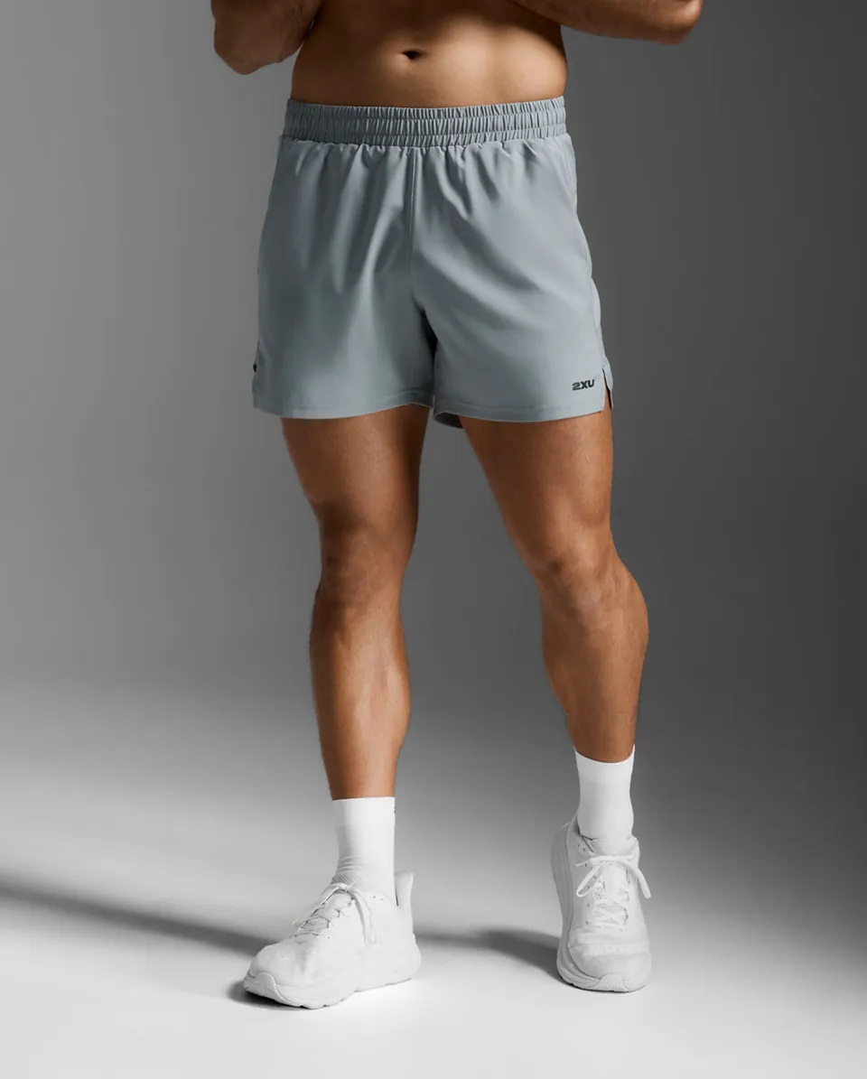 2xu-aero-shorts-5-pollici-senza-slip-interno-grigio-slim image 1