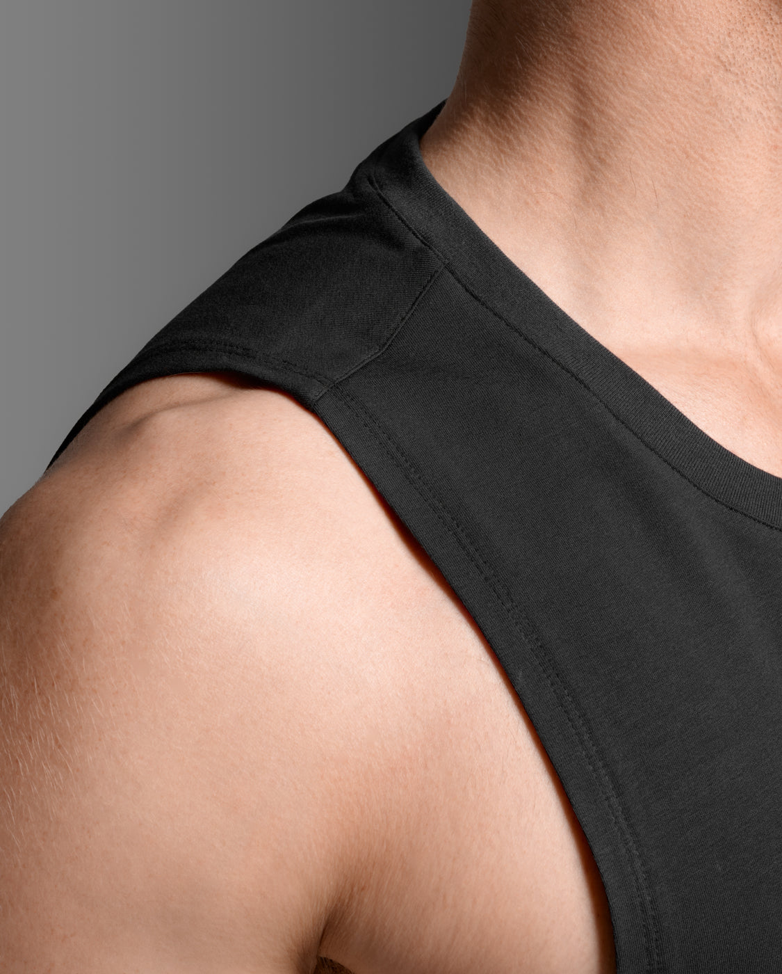 2xu-motion-cotton-flex-tank-uomo-nero image 8
