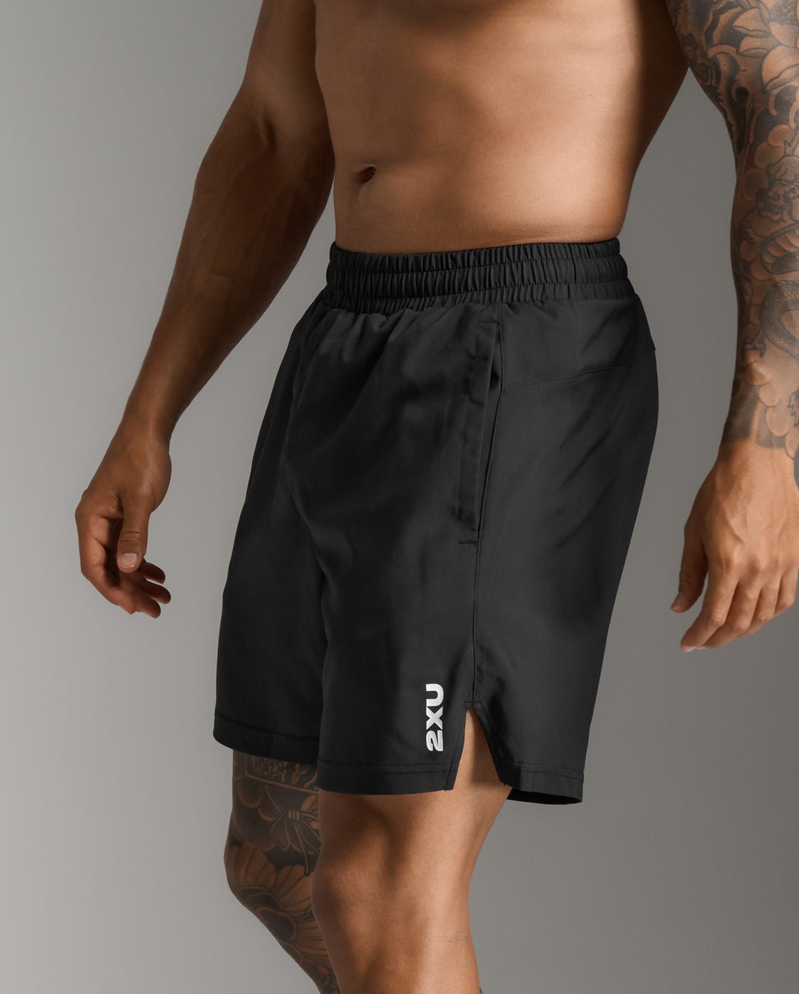 2xu-aspire-7-inch-shorts-uomo-neri-pantaloncini-running image 5